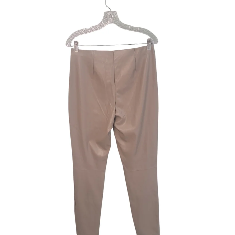 Fabletics Vegan Leather‎ Willow Bark Tan Womens Leggings Size XL